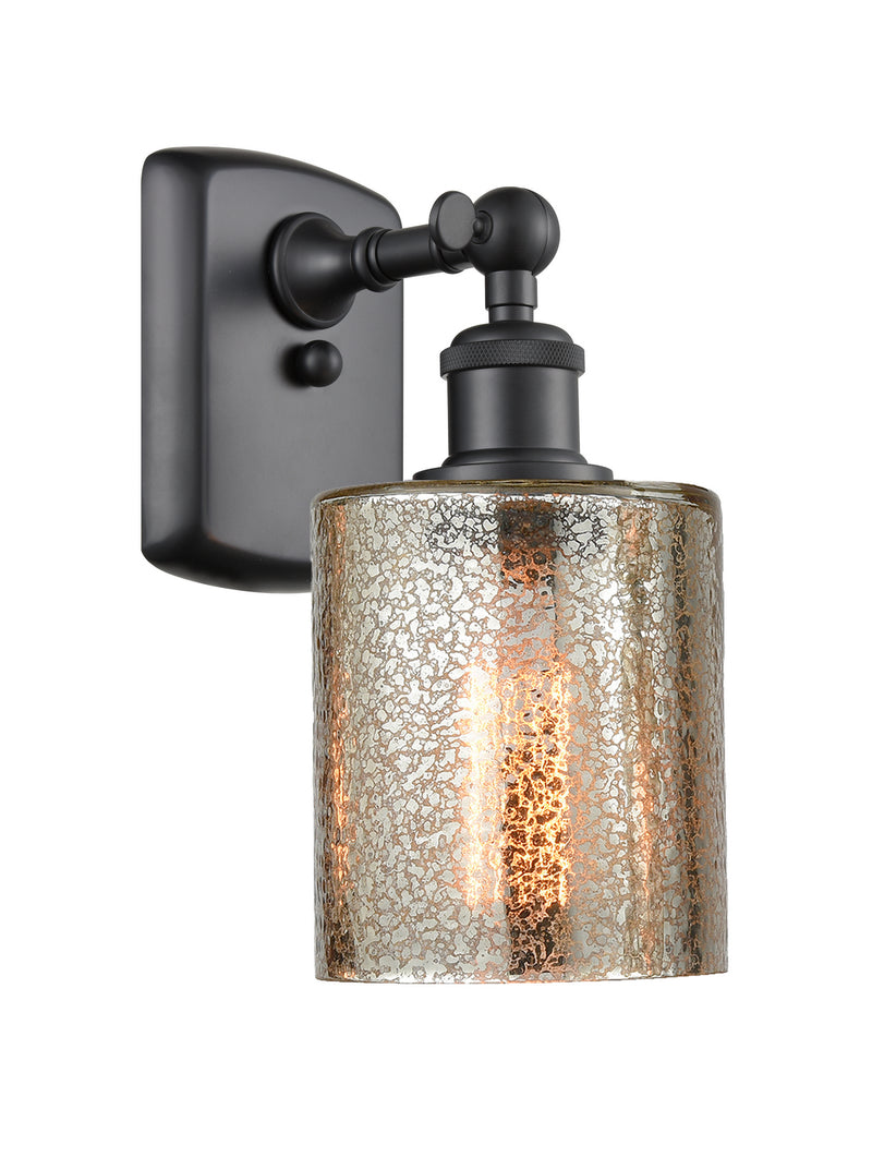 Innovations 516-1W-BK-G116 One Light Wall Sconce, Matte Black