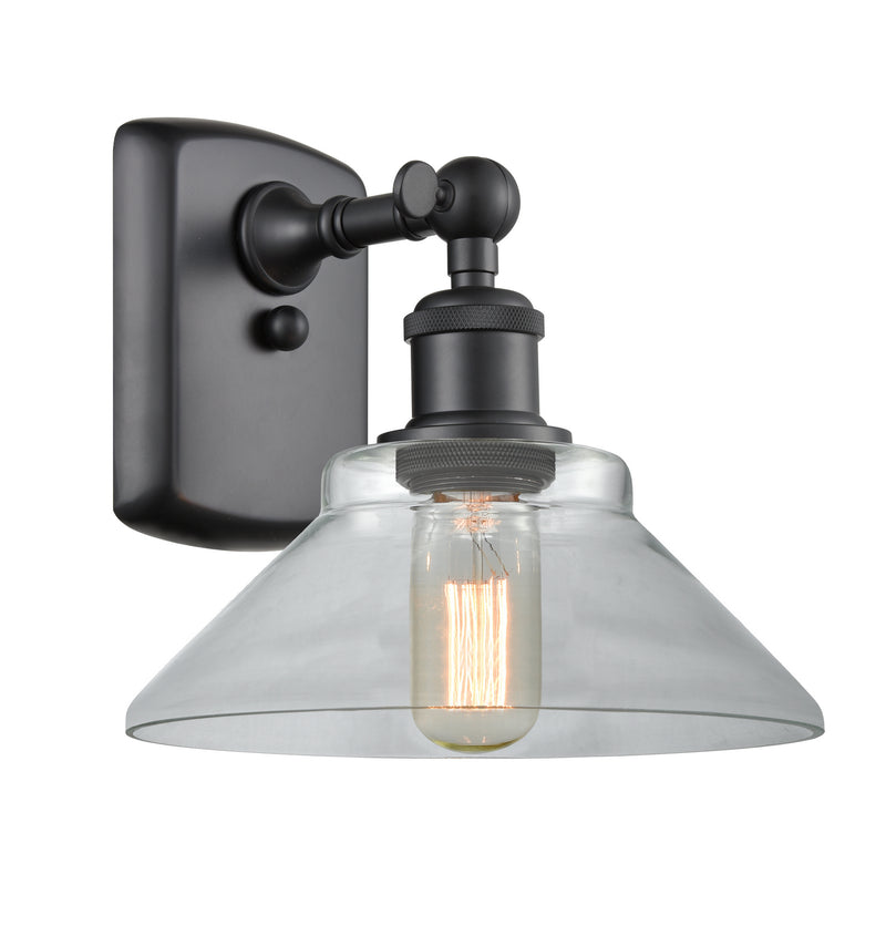 Innovations 516-1W-BK-G132-LED LED Wall Sconce, Matte Black