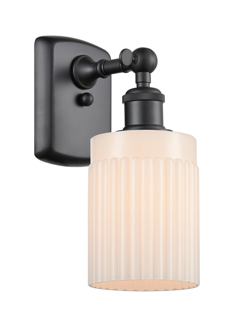 Innovations 516-1W-BK-G341 One Light Wall Sconce, Matte Black