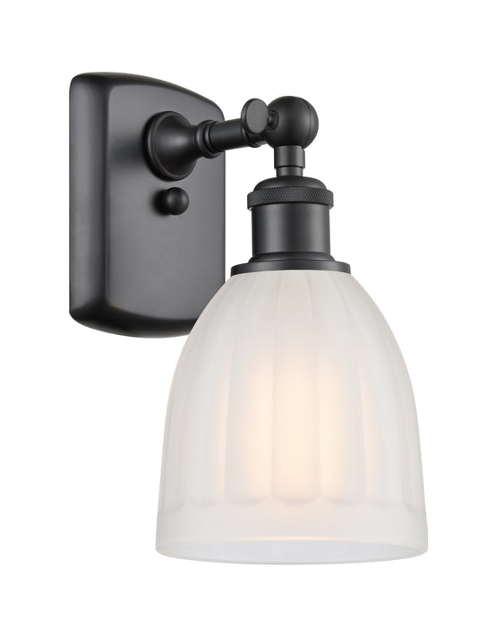 Innovations 516-1W-BK-G441 One Light Wall Sconce, Matte Black
