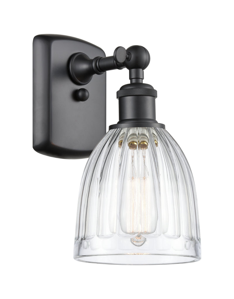 Innovations 516-1W-BK-G442 One Light Wall Sconce, Matte Black