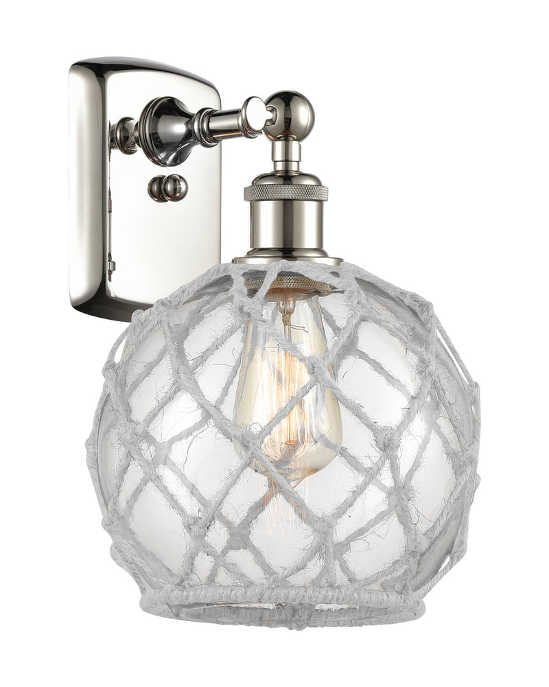 Innovations 516-1W-PN-G122-8RW One Light Wall Sconce, Polished Nickel