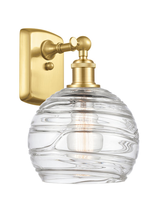 Innovations 516-1W-SG-G1213-8 One Light Wall Sconce, Satin Gold