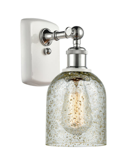 Innovations 516-1W-WPC-G259 One Light Wall Sconce, White Polished Chrome