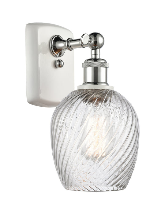 Innovations 516-1W-WPC-G292 One Light Wall Sconce, White Polished Chrome