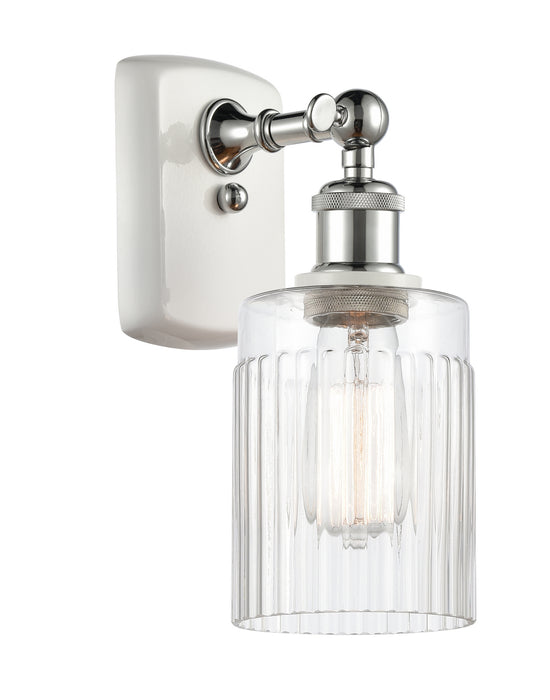 Innovations 516-1W-WPC-G342 One Light Wall Sconce, White Polished Chrome