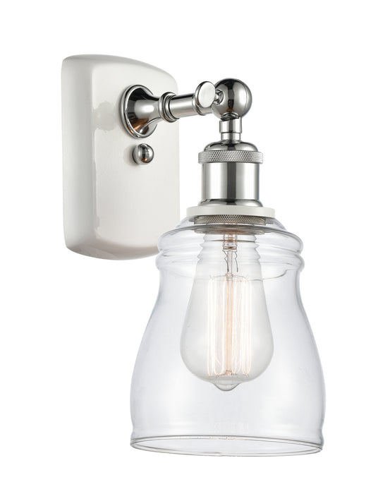 Innovations 516-1W-WPC-G392 One Light Wall Sconce, White Polished Chrome