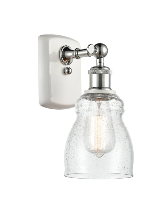 Innovations 516-1W-WPC-G394 One Light Wall Sconce, White Polished Chrome