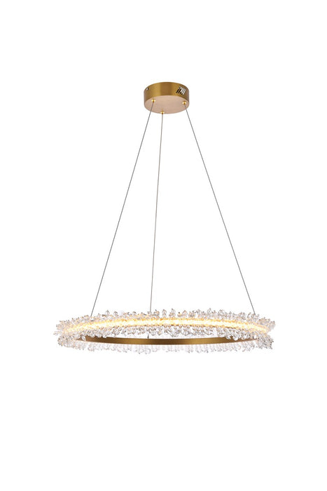Elegant Lighting 3506D26G LED Pendant, Gold