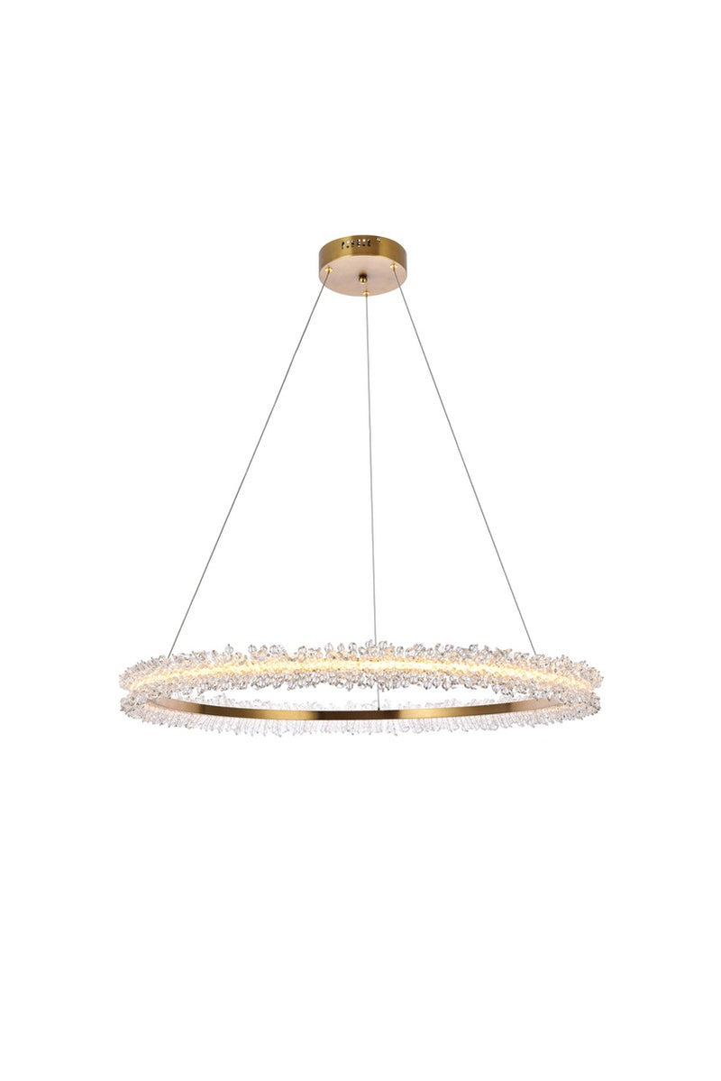 Elegant Lighting 3506D34G LED Pendant, Gold