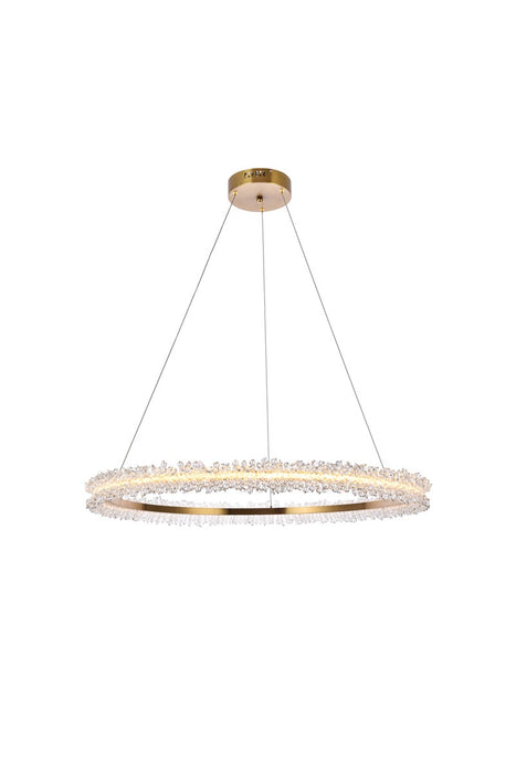 Elegant Lighting 3506D34G LED Pendant, Gold