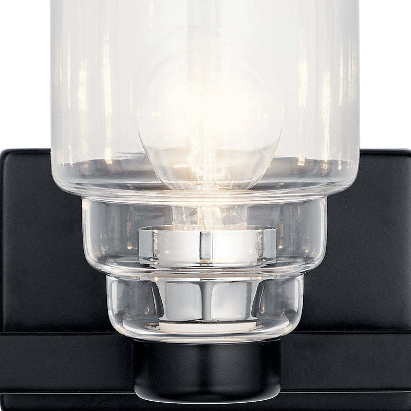 Kichler 55012BK Three Light Bath, Black