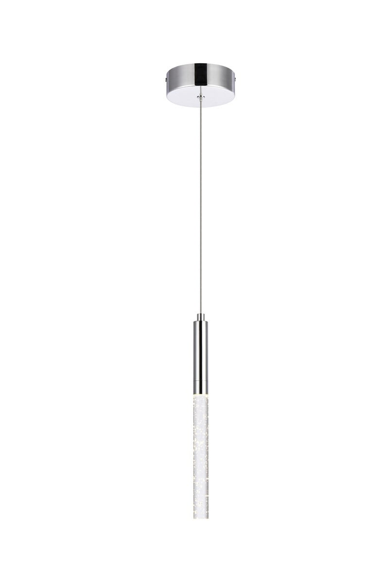 Elegant Lighting 5203D5C LED Pendant, Chrome