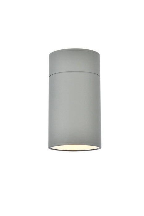 Elegant Lighting LDOD4039S Outdoor Wall Mount, Silver