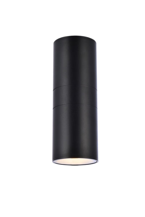 Elegant Lighting LDOD4040BK Outdoor Wall Mount, black