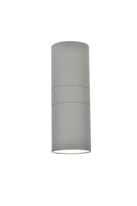 Elegant Lighting LDOD4040S Outdoor Wall Mount, Silver