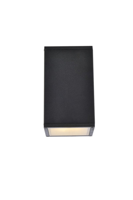 Elegant Lighting LDOD4041BK Outdoor Wall Mount, black