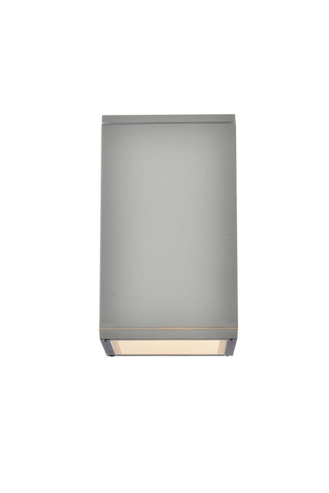 Elegant Lighting LDOD4041S Outdoor Wall Mount, Silver