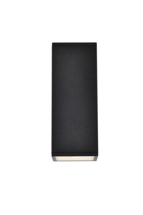 Elegant Lighting LDOD4042BK Outdoor Wall Mount, black