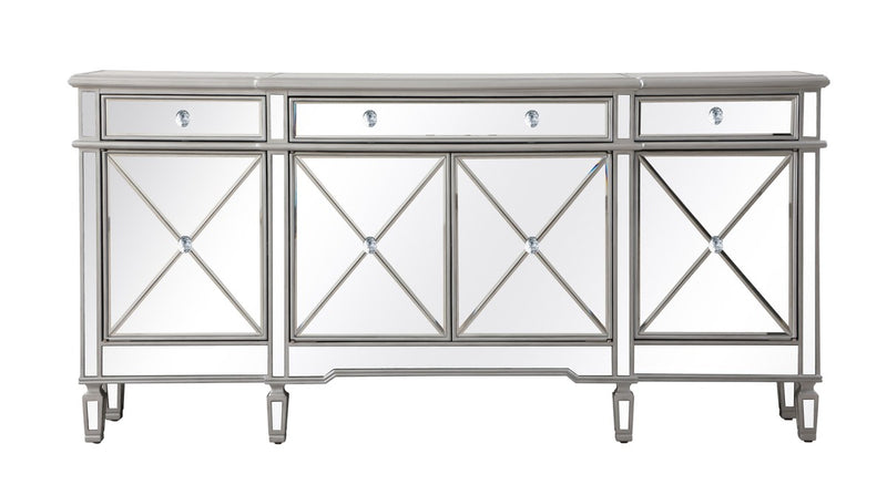 Elegant Lighting MF6-2111SC Credenza, Silver