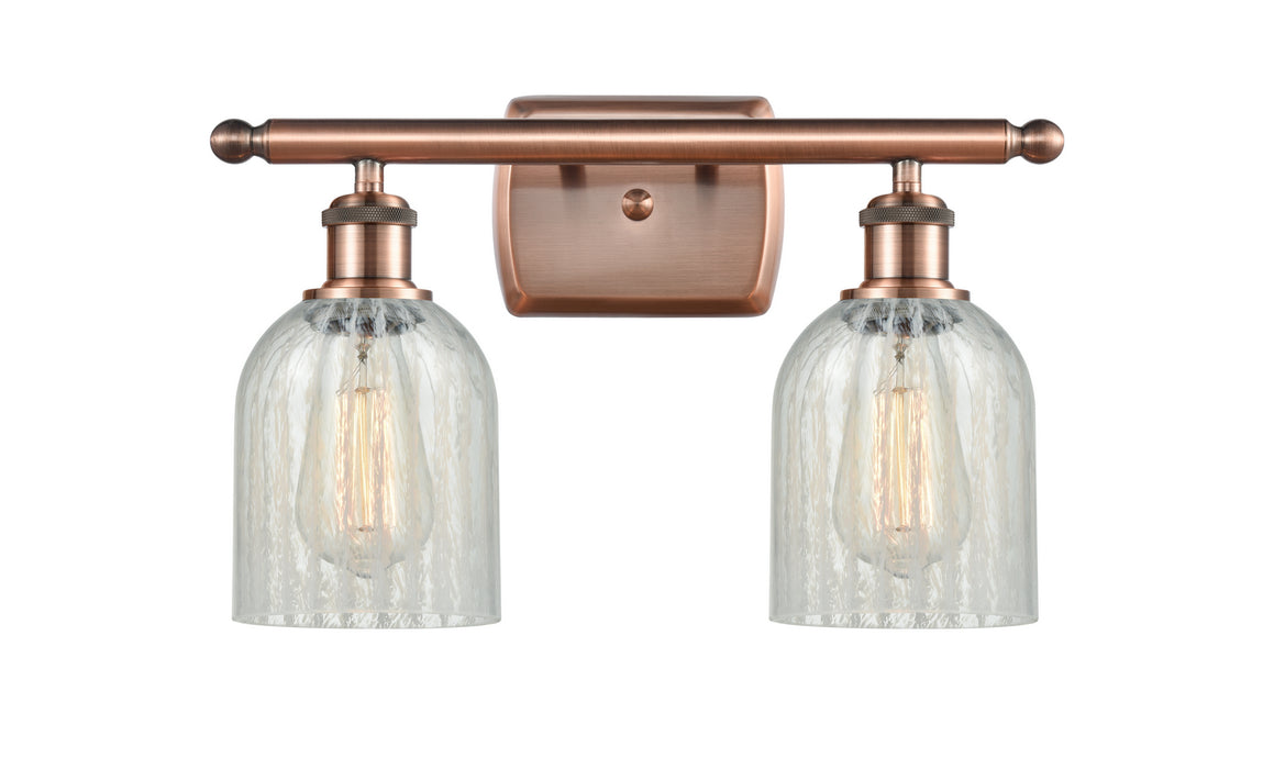 Innovations 516-2W-AC-G2511 Two Light Bath Vanity, Antique Copper