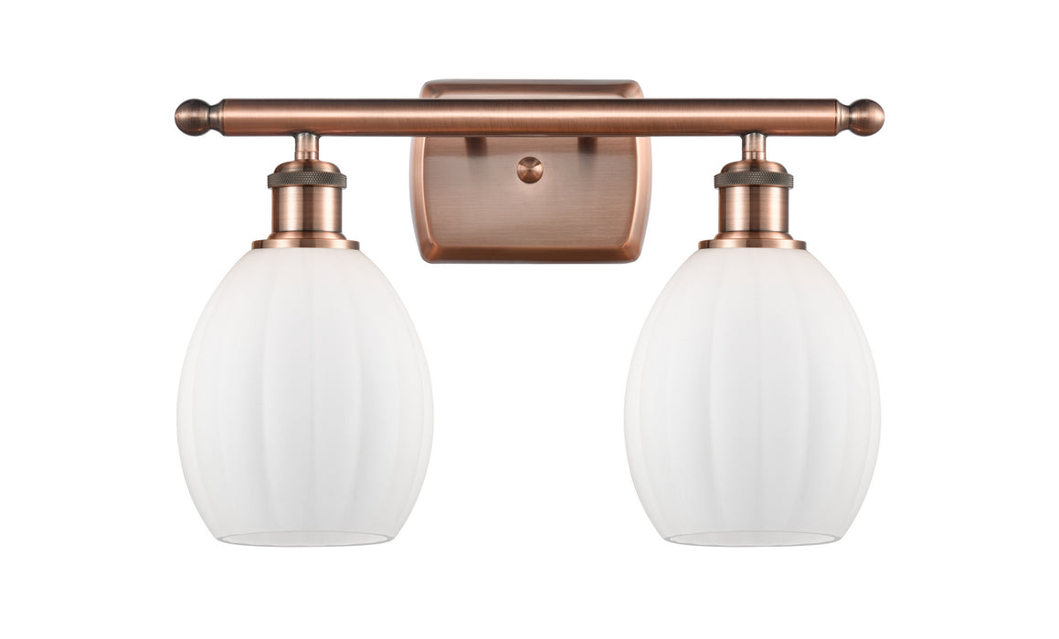 Innovations 516-2W-AC-G81 Two Light Bath Vanity, Antique Copper