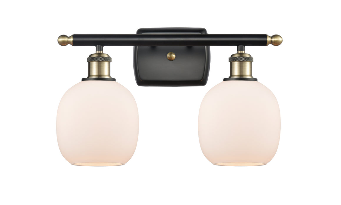 Innovations 516-2W-BAB-G101 Two Light Bath Vanity, Black Antique Brass