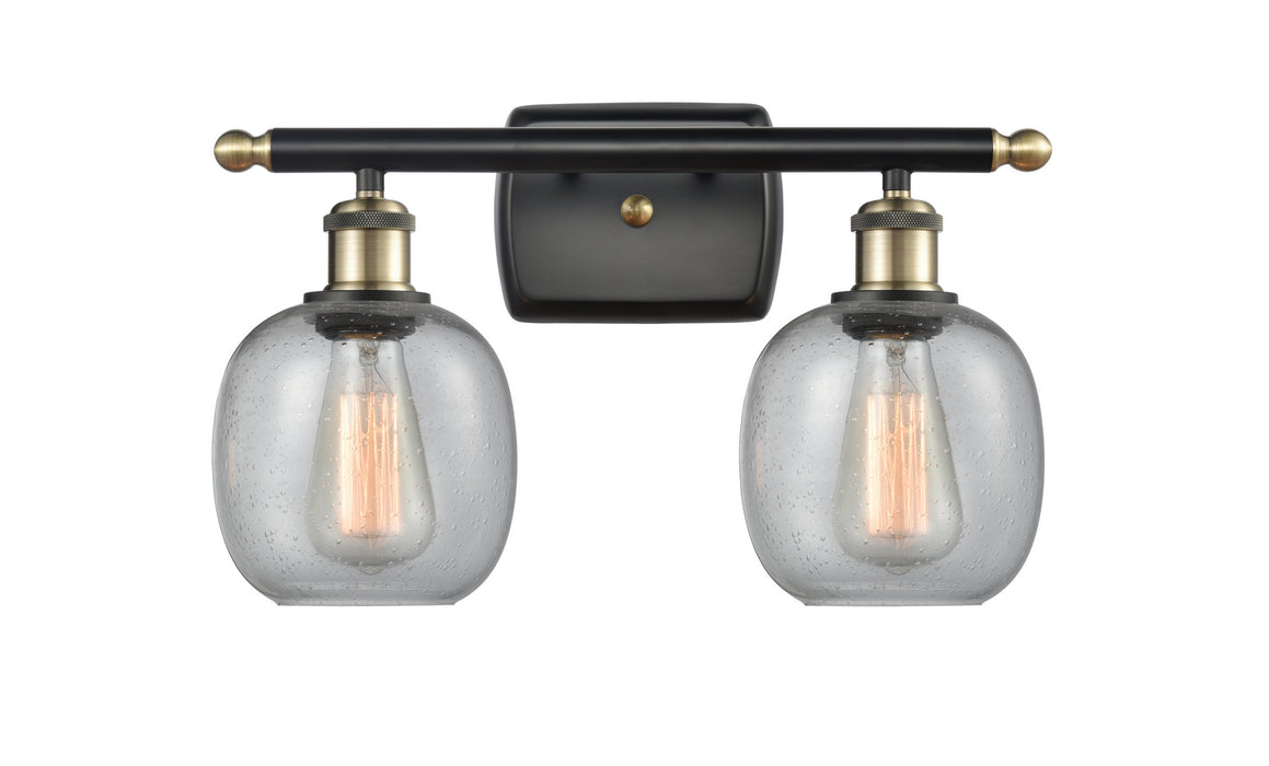 Innovations 516-2W-BAB-G104 Two Light Bath Vanity, Black Antique Brass