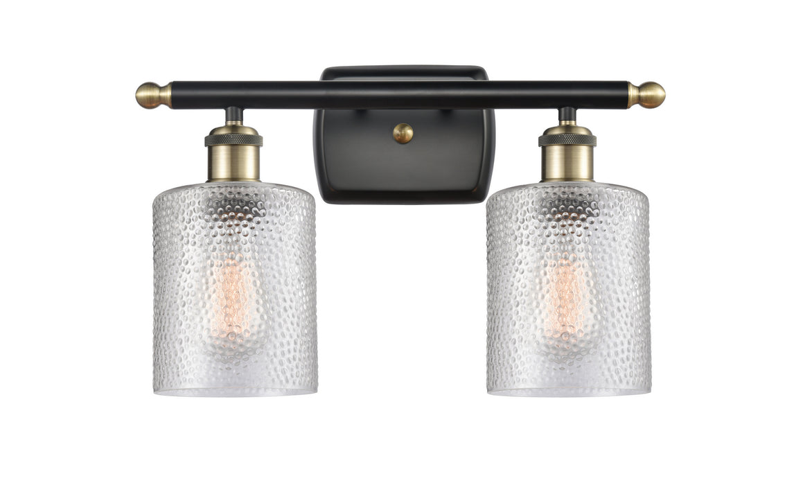 Innovations 516-2W-BAB-G112 Two Light Bath Vanity, Black Antique Brass