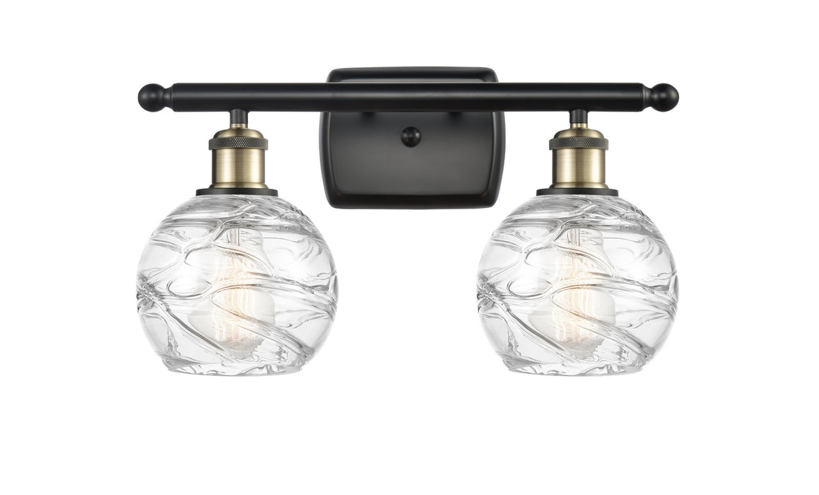 Innovations 516-2W-BAB-G1213-6 Two Light Bath Vanity, Black Antique Brass