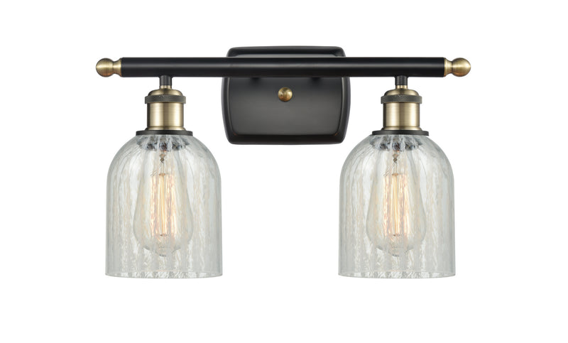 Innovations 516-2W-BAB-G2511 Two Light Bath Vanity, Black Antique Brass