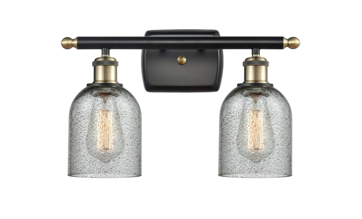 Innovations 516-2W-BAB-G257 Two Light Bath Vanity, Black Antique Brass