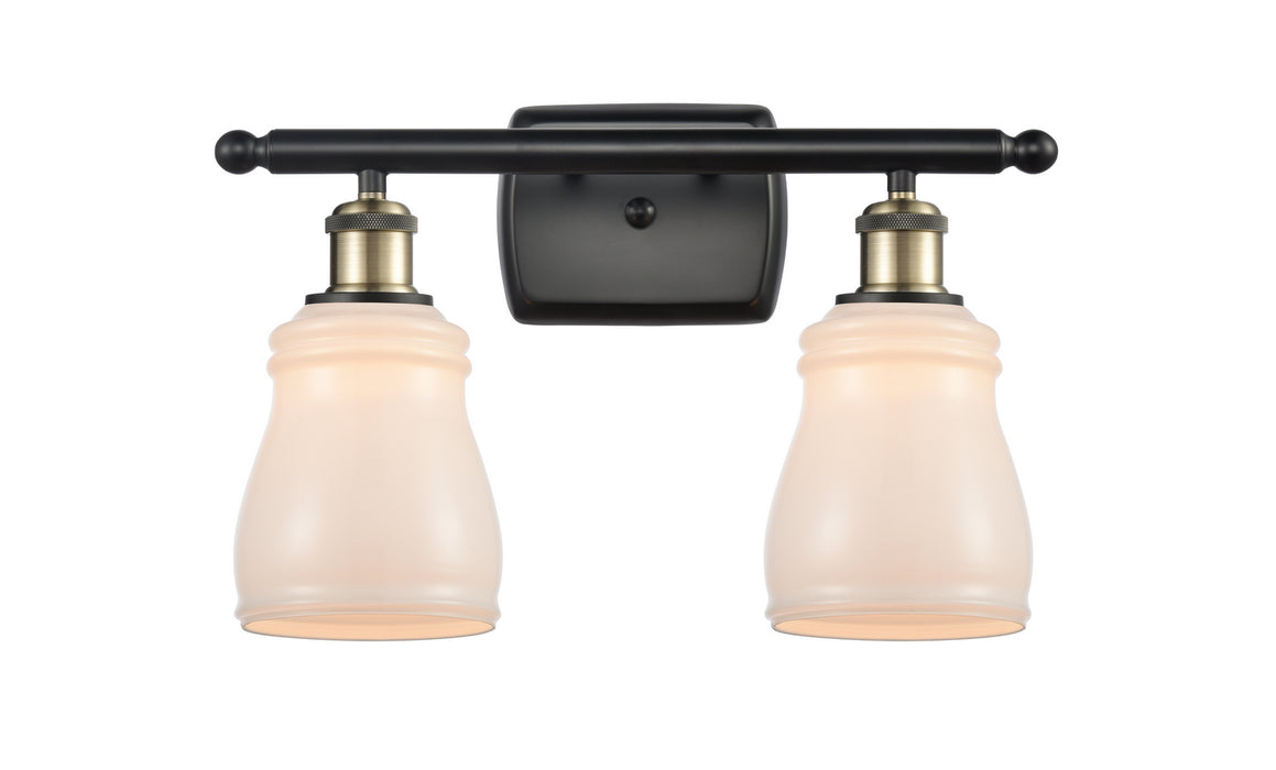 Innovations 516-2W-BAB-G391 Two Light Bath Vanity, Black Antique Brass