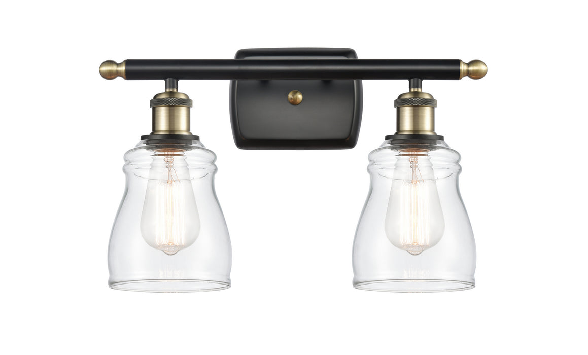 Innovations 516-2W-BAB-G392 Two Light Bath Vanity, Black Antique Brass