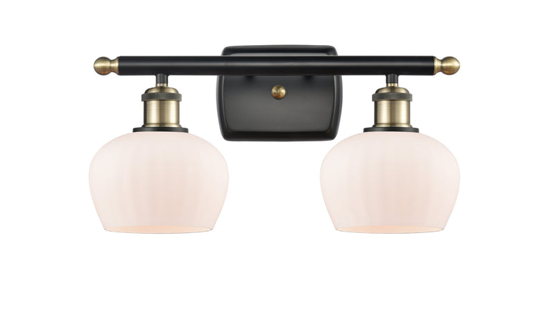 Innovations 516-2W-BAB-G91 Two Light Bath Vanity, Black Antique Brass