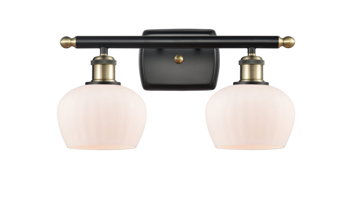 Innovations 516-2W-BAB-G91 Two Light Bath Vanity, Black Antique Brass