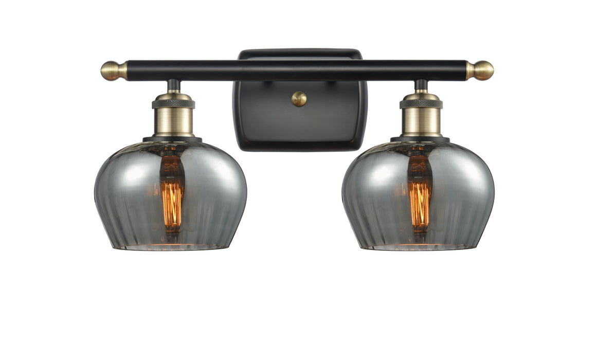 Innovations 516-2W-BAB-G93 Two Light Bath Vanity, Black Antique Brass