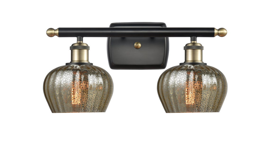 Innovations 516-2W-BAB-G96 Two Light Bath Vanity, Black Antique Brass