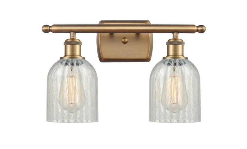 Innovations 516-2W-BB-G2511 Two Light Bath Vanity, Brushed Brass
