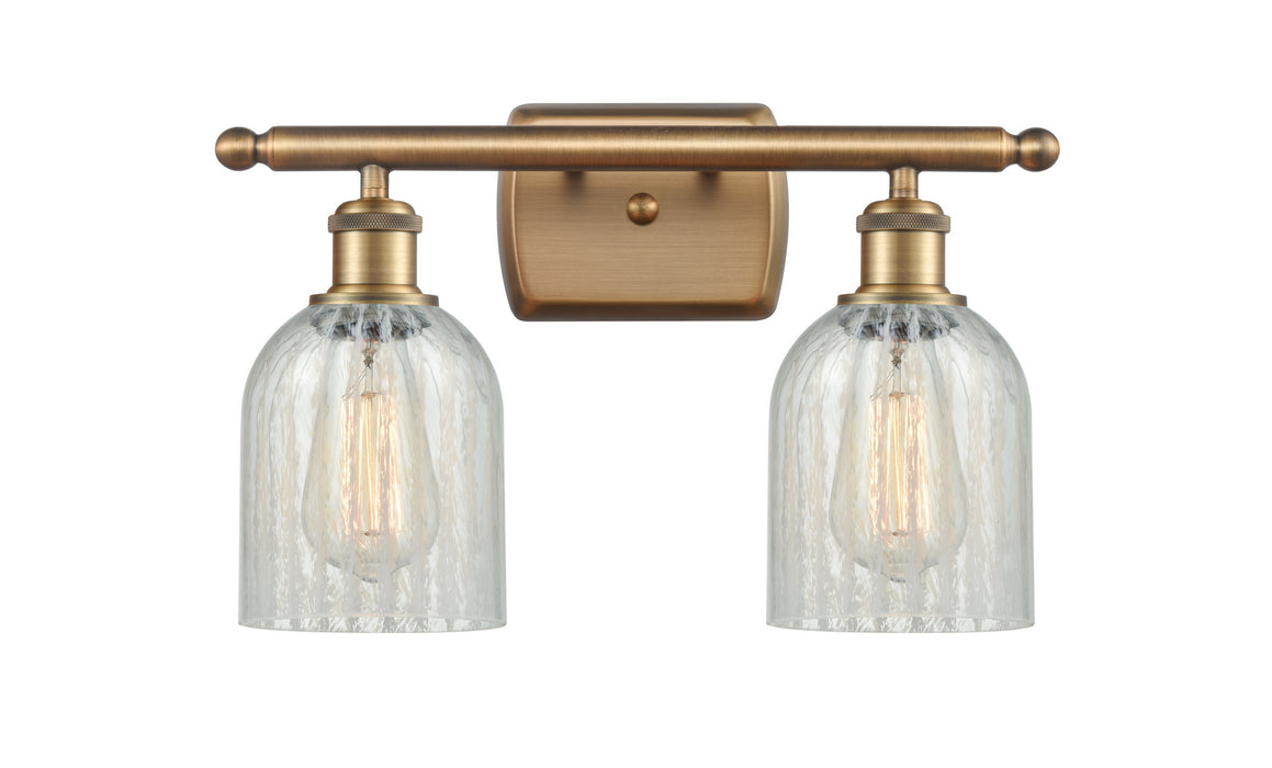 Innovations 516-2W-BB-G2511 Two Light Bath Vanity, Brushed Brass