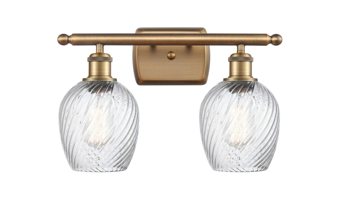 Innovations 516-2W-BB-G292 Two Light Bath Vanity, Brushed Brass