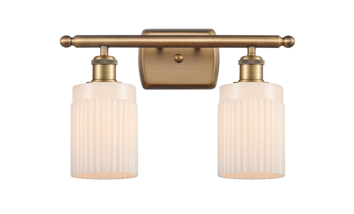 Innovations 516-2W-BB-G341 Two Light Bath Vanity, Brushed Brass