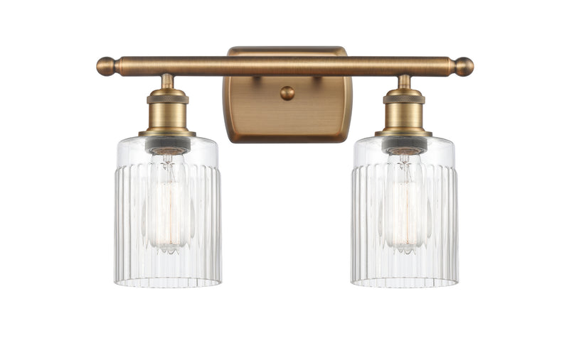 Innovations 516-2W-BB-G342 Two Light Bath Vanity, Brushed Brass