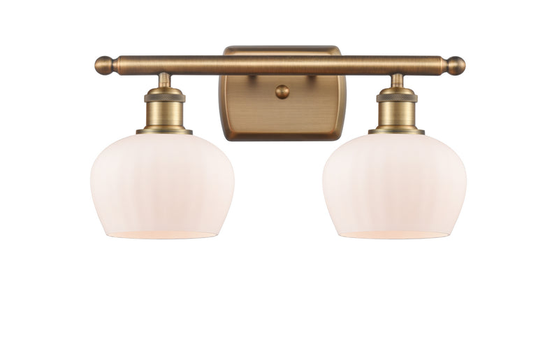 Innovations 516-2W-BB-G91 Two Light Bath Vanity, Brushed Brass