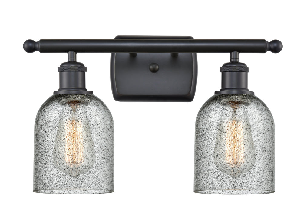 Innovations 516-2W-BK-G257-LED LED Bath Vanity, Matte Black