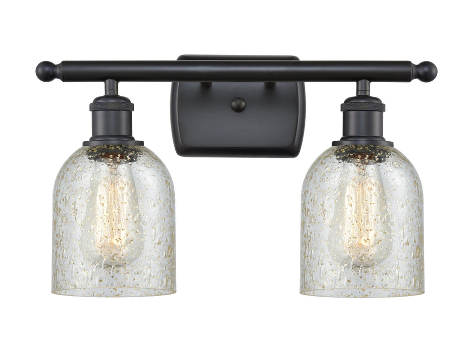Innovations 516-2W-BK-G259 Two Light Bath Vanity, Matte Black