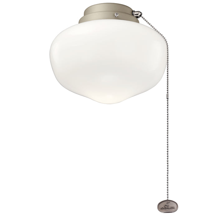 Kichler 380913ANS LED Fan Light Kit, Antique Satin Silver