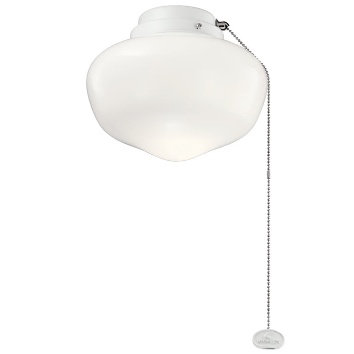 Kichler 380913MWH LED Fan Light Kit, Matte White