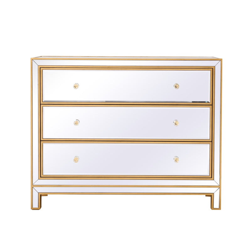 Elegant Lighting MF72019G Chest, Antique Gold