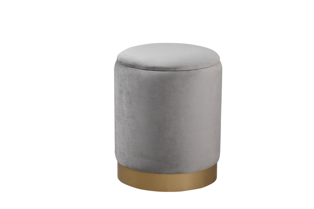 Elegant Lighting OT1015GY Ottoman, Gray